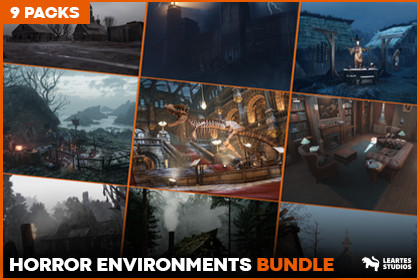 Horror Environments Bundle (9 Packs)