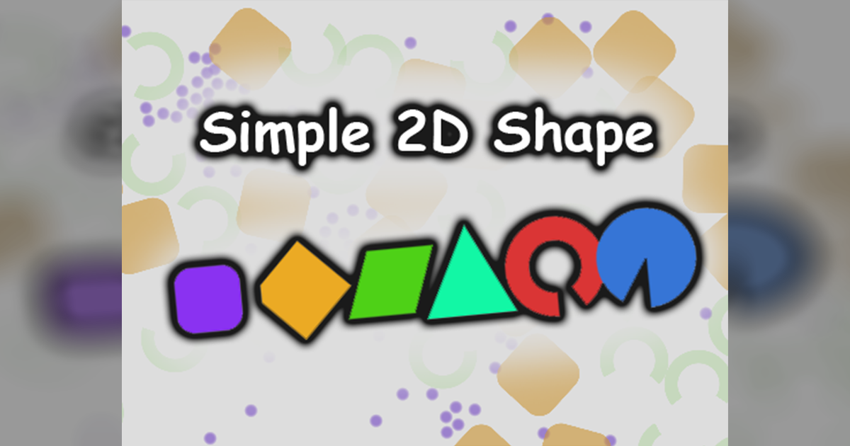 Simple 2D Shape | Modeling | Unity Asset Store