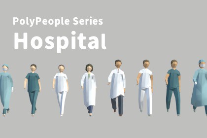 PolyPeople Series - Hospital