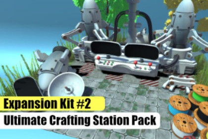 Ultimate Crafting Stations Expansion Kit #2 - Stylized - LowPoly - 100% Modular