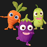 Monster Vegetables Pack 01