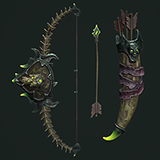 Undead bow quiver arrow