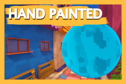 Stylized Handpainted Shader & Textures Pack | URP, Triplanar, PBR