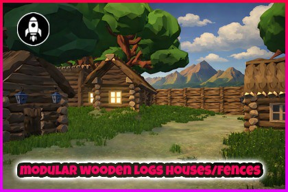 LP - Modular Wooden Logs: Houses, Fences & Farms