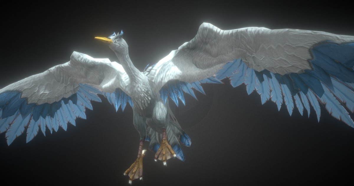 Large Flying Ziz Light | 캐릭터 | Unity Asset Store