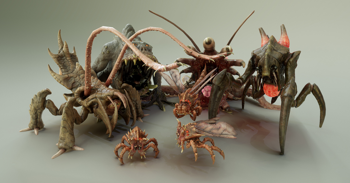 DTM・DAW MONSTER PACK 2 & 3D Atelier Sample Model MONSTER PACK 2 & 3D Atelier Sample Model DTM・DAW