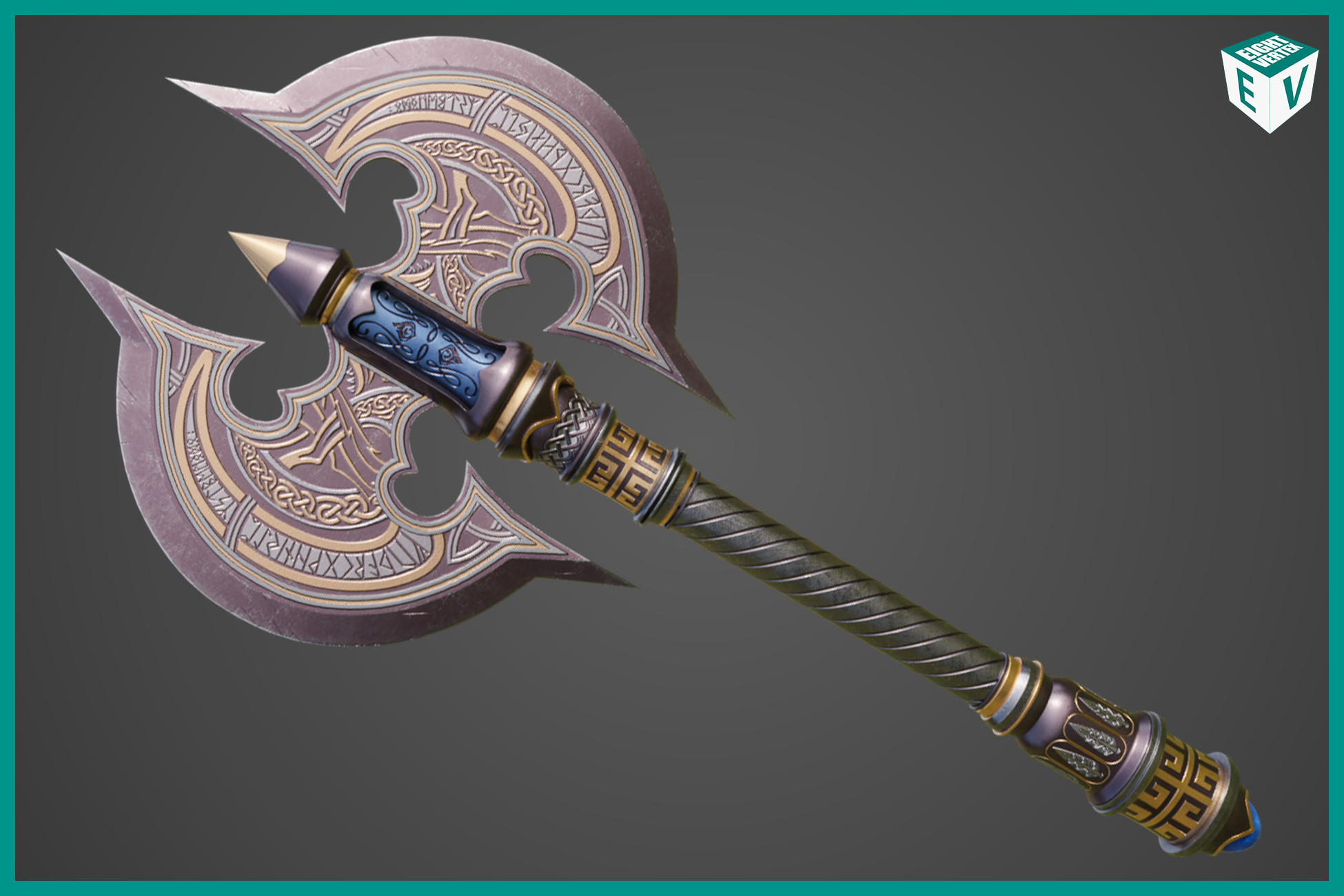 Axe Structures Key Battle Axe 02 URP HDRP Textures | 3D 무기 | Unity Asset Store