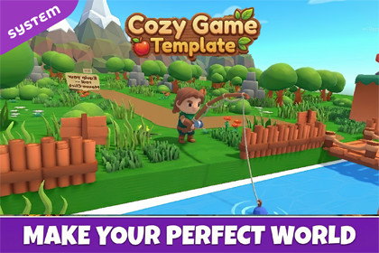 Cozy Game Template | Cozy Game/Fishing/Digging/Home Deco/RPG Template