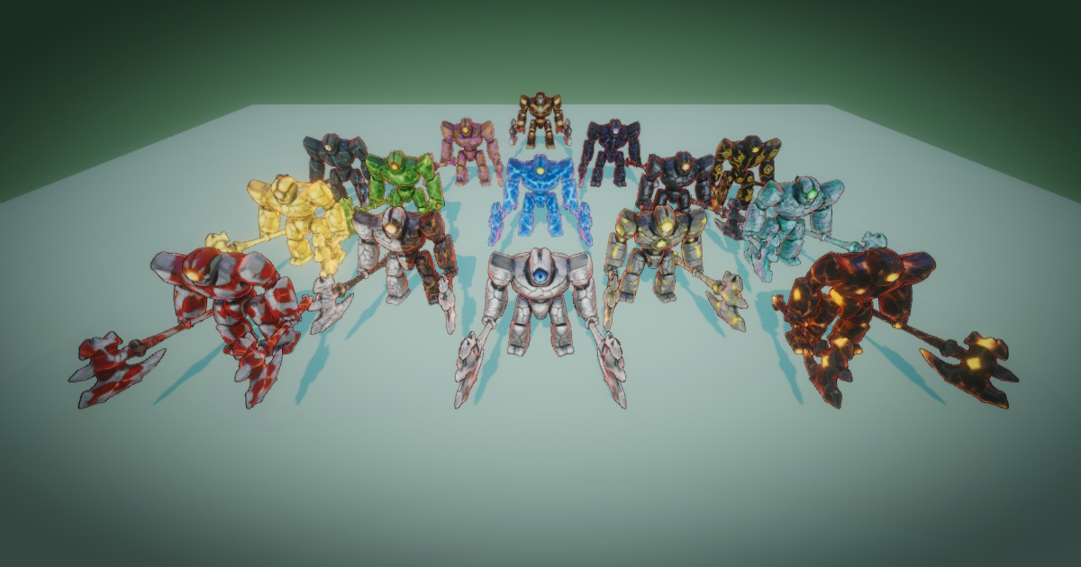 [FreeTrial] Ironmaul Ravager - Stylized Fantasy Monster (Rig+Anim) PixeliusVita