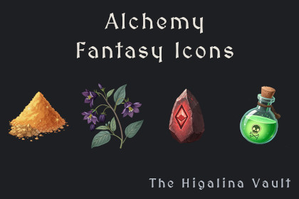 Alchemy Supplies - Fantasy Icons