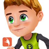 3D anim Character toon Hero