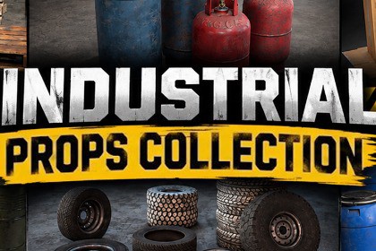 Industrial Props Collection (78 3D Models)
