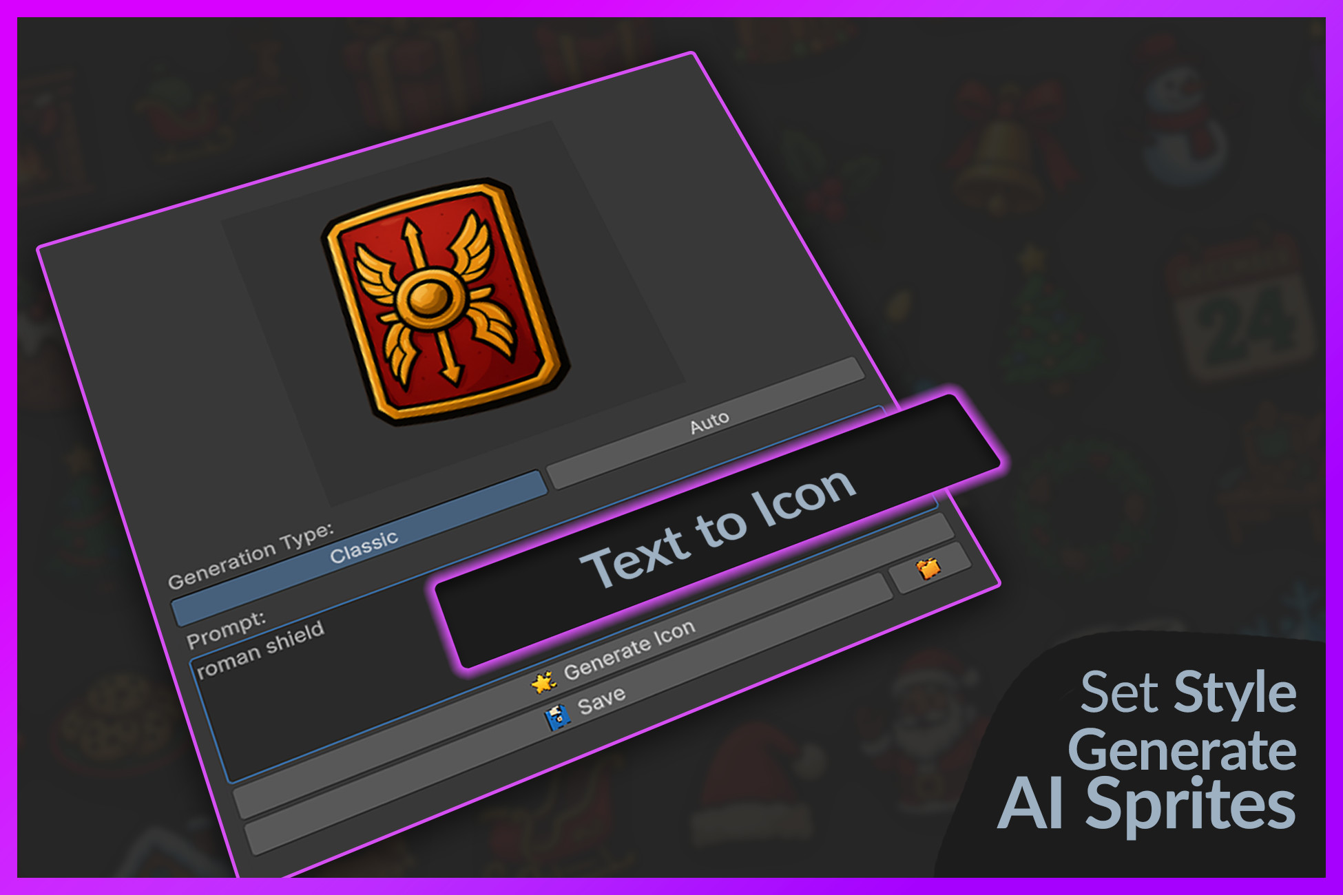 Sprite Unity Icon Sprites Generator | Generative AI | Unity Asset Store