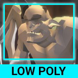 Low Poly Character - Gargoyle - Fantasy RPG