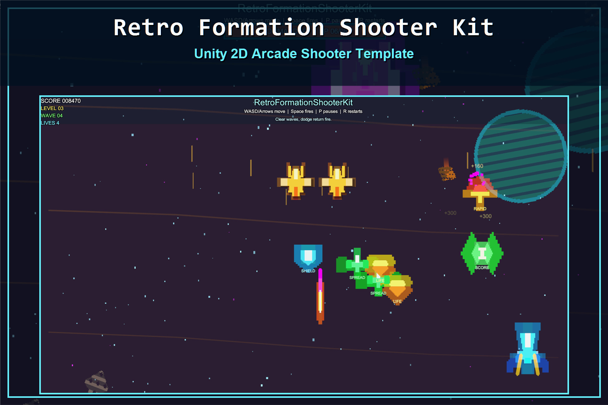 Retro Formation Shooter Kit