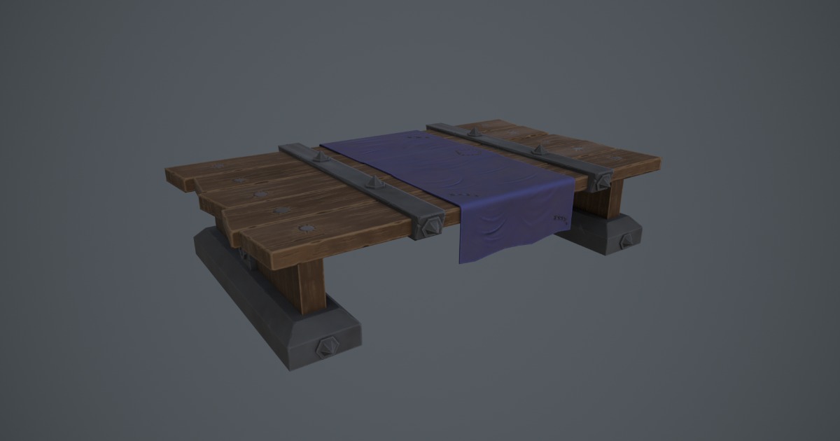 Stylized Table 01 | 3D Furniture | Unity Asset Store