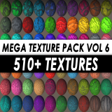 510+ Stylized Textures - Mega Pack Vol 6