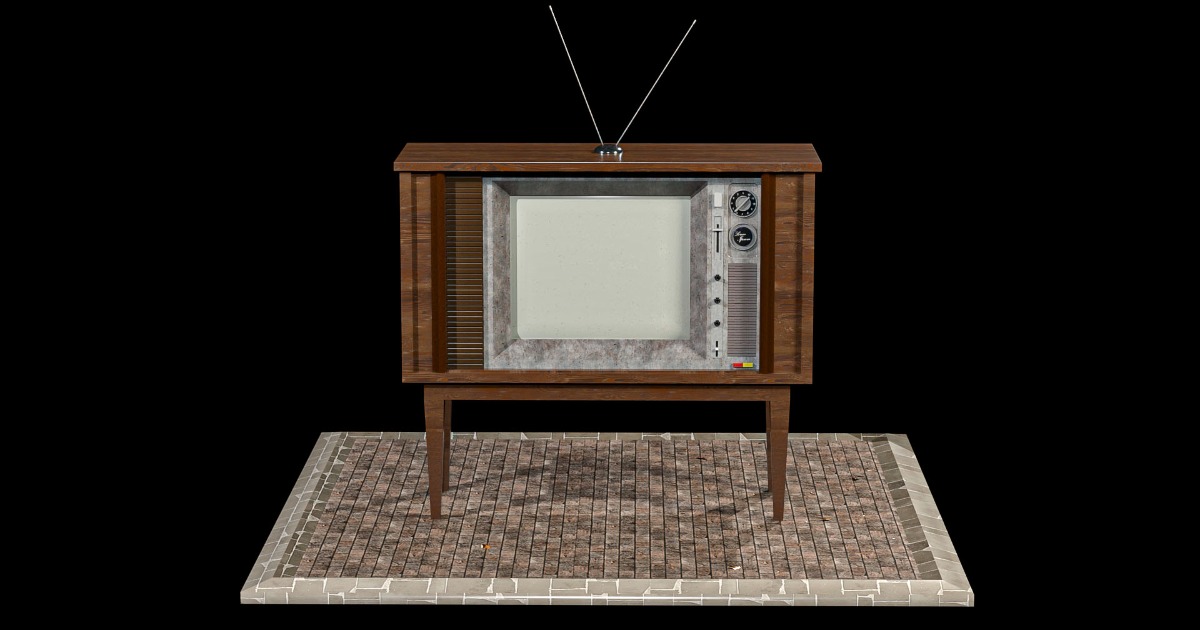 Antique Television | 3D Props | Unity Asset Store