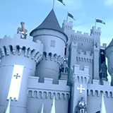 Templar Castle - Low Poly
