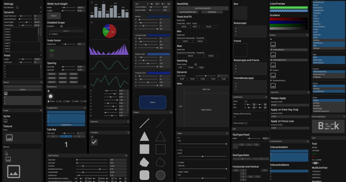 RimGui2 | GUI Tools | Unity Asset Store