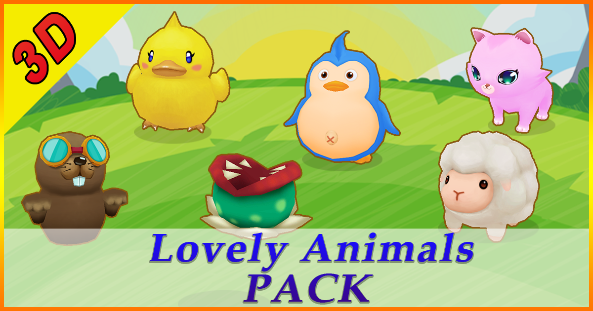 Anials Unity Lovely Animals PACK | 3D Animals | Unity Asset Store