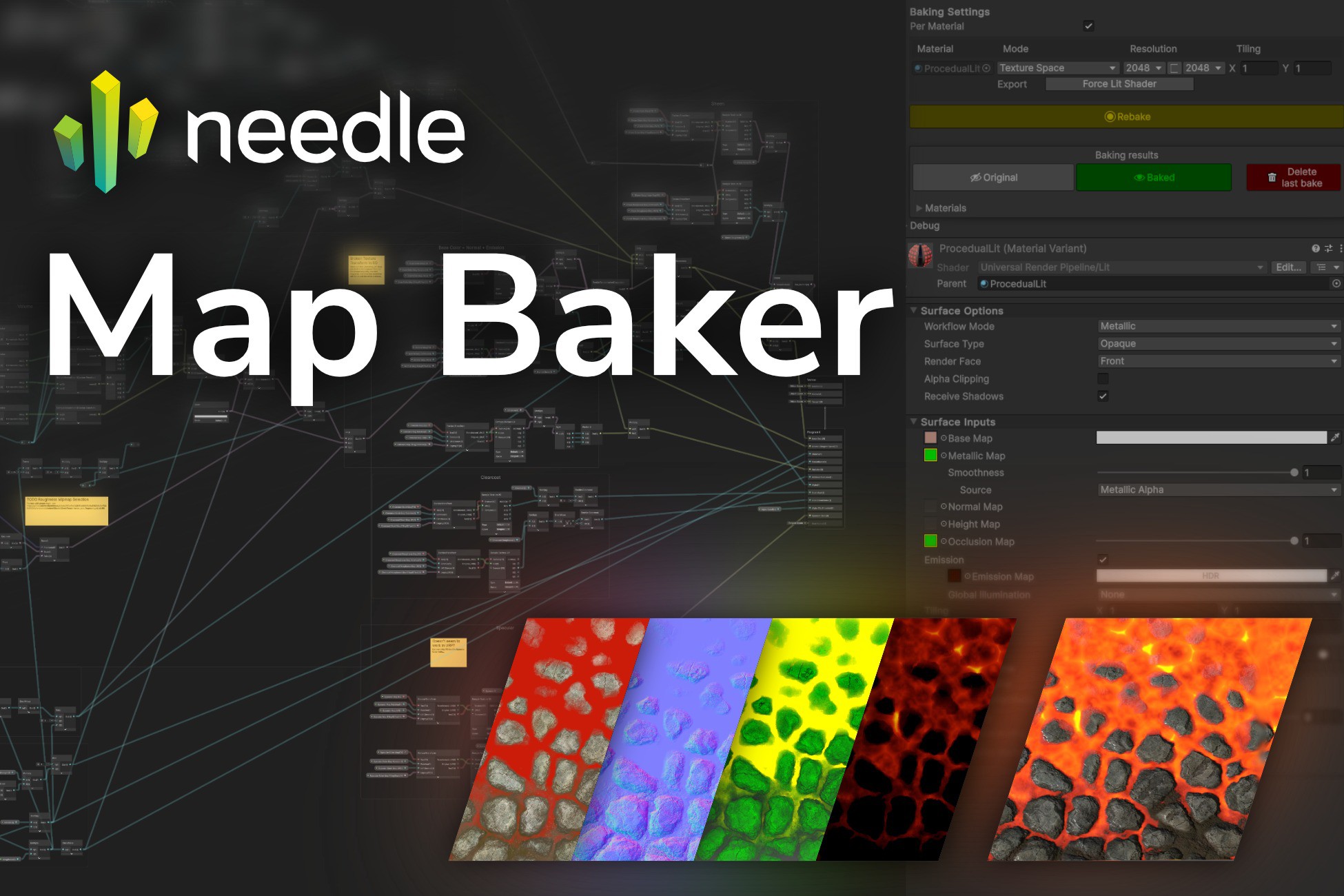 Texture Map Unity MapBaker – Bake Shader Graphs to PBR Texture Maps | Utilities Tools ...