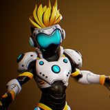 Stylized Sci-Fi Boy 01