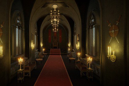 Gothic Throne Hall (MODULAR)