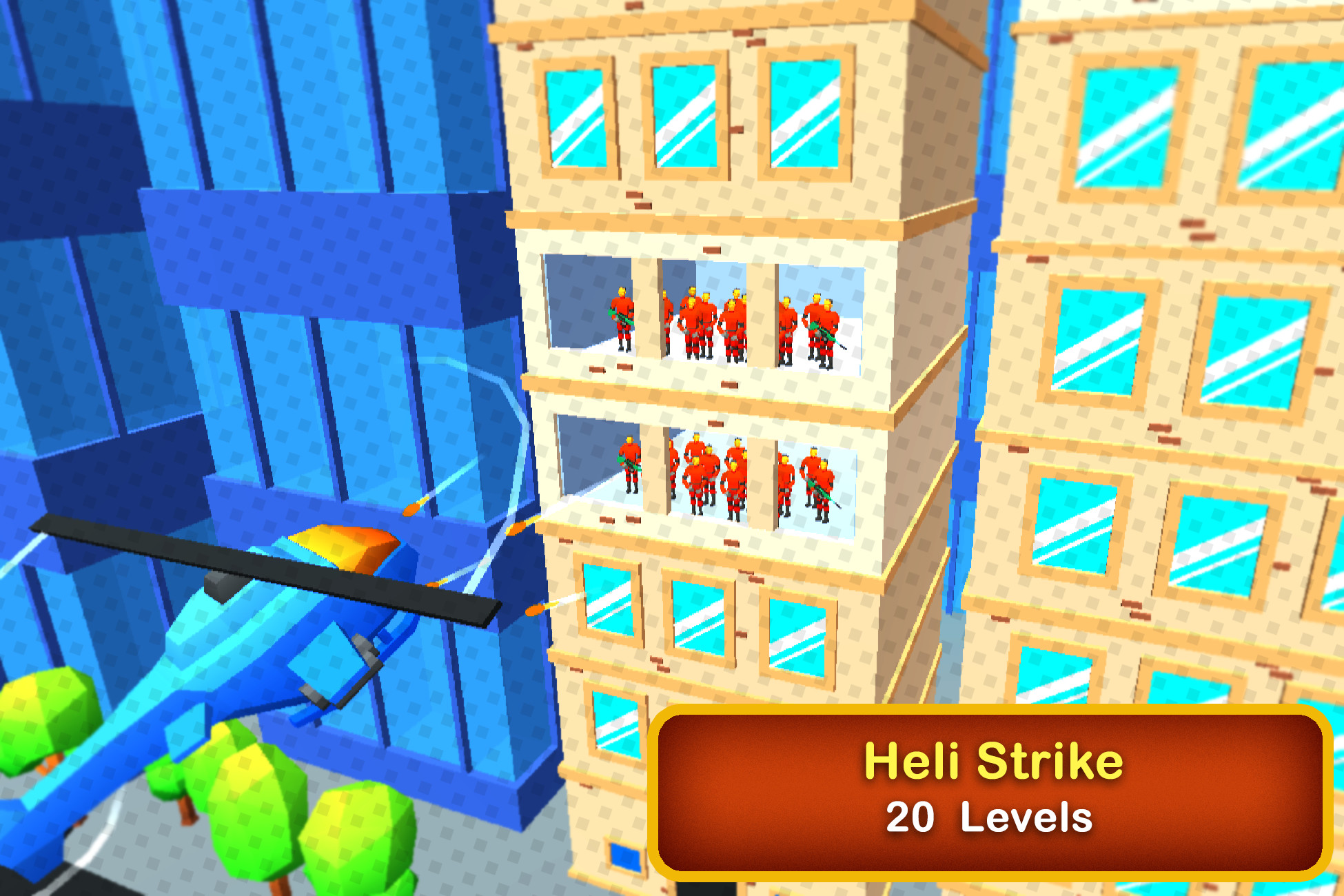 Heli Strike 3D - HyperCasual Template, image 1