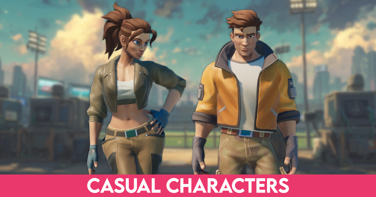 Popular Unity Character Stylized Casual Adventure Characters | 3D Humanoids | Unity Asset Store
