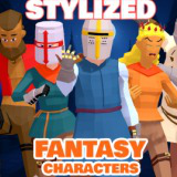 Stylized Fantasy Knight Characters