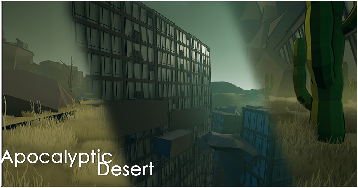 Apocalyptic Desert Low Poly Models | 3D Landscapes | Unity Asset Store