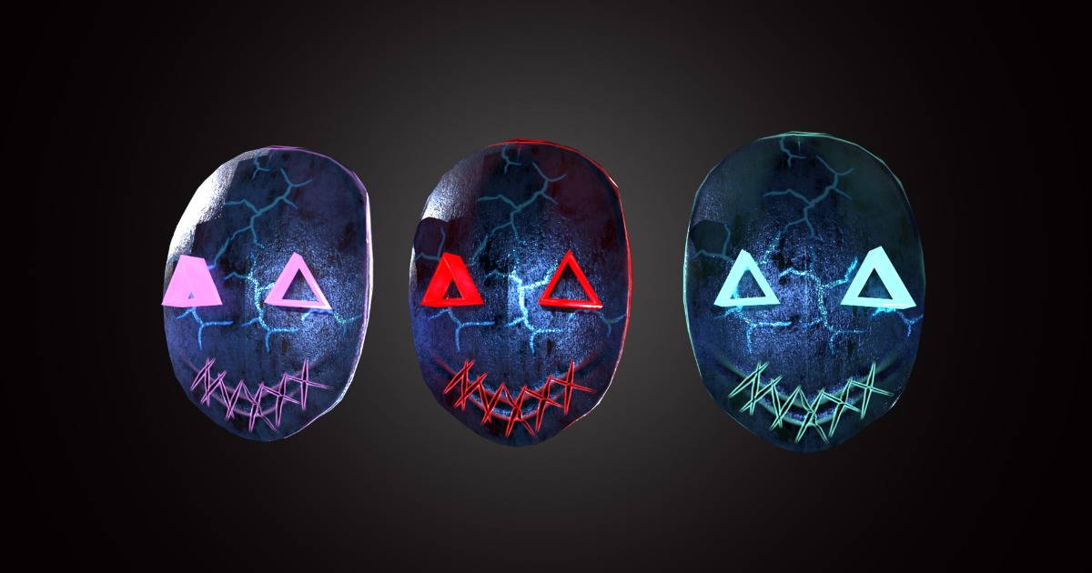 Unity Puppet Mask Mask Punk Smile | 道具 | Unity Asset Store