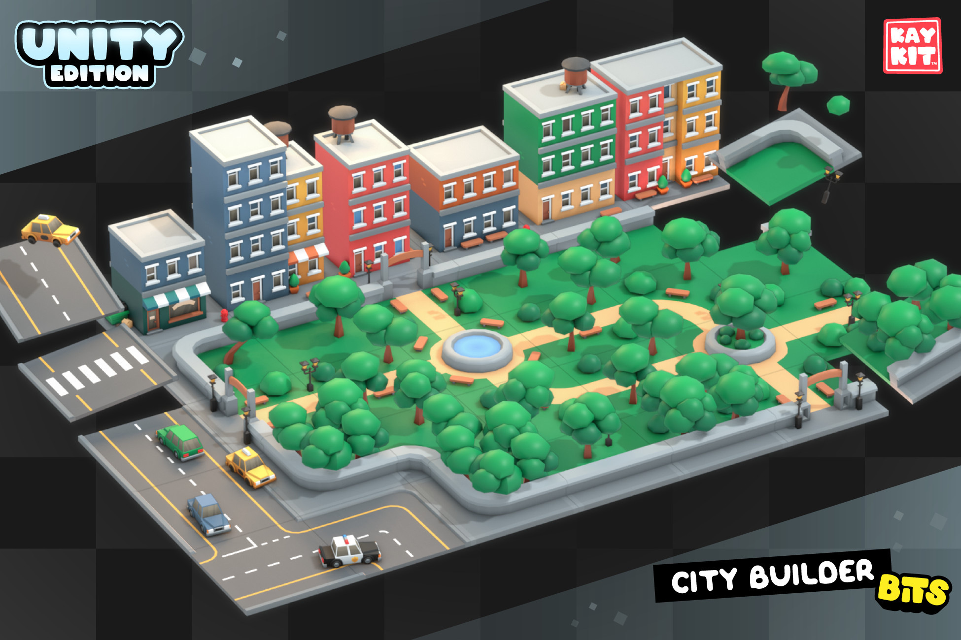 Unity Urban Model KayKit - City Builder Bits (for Unity) | 3D Urban | Unity Asset Store