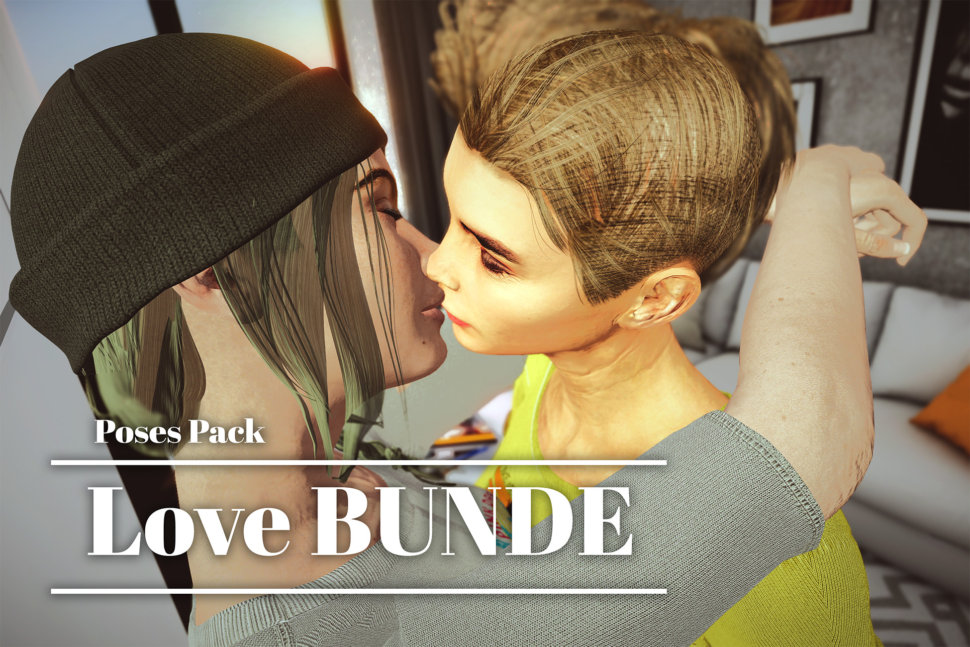 Poses Pack. BUNDLE: Love.