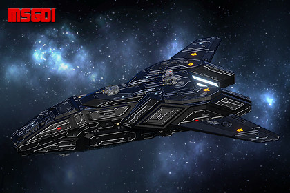 Spaceship Conqueror Stealth Frigate