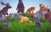 Poly Art: Animal Forest Set