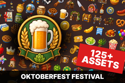 Oktoberfest Brewery Festival Food Rewards Collectibles Icons Pack