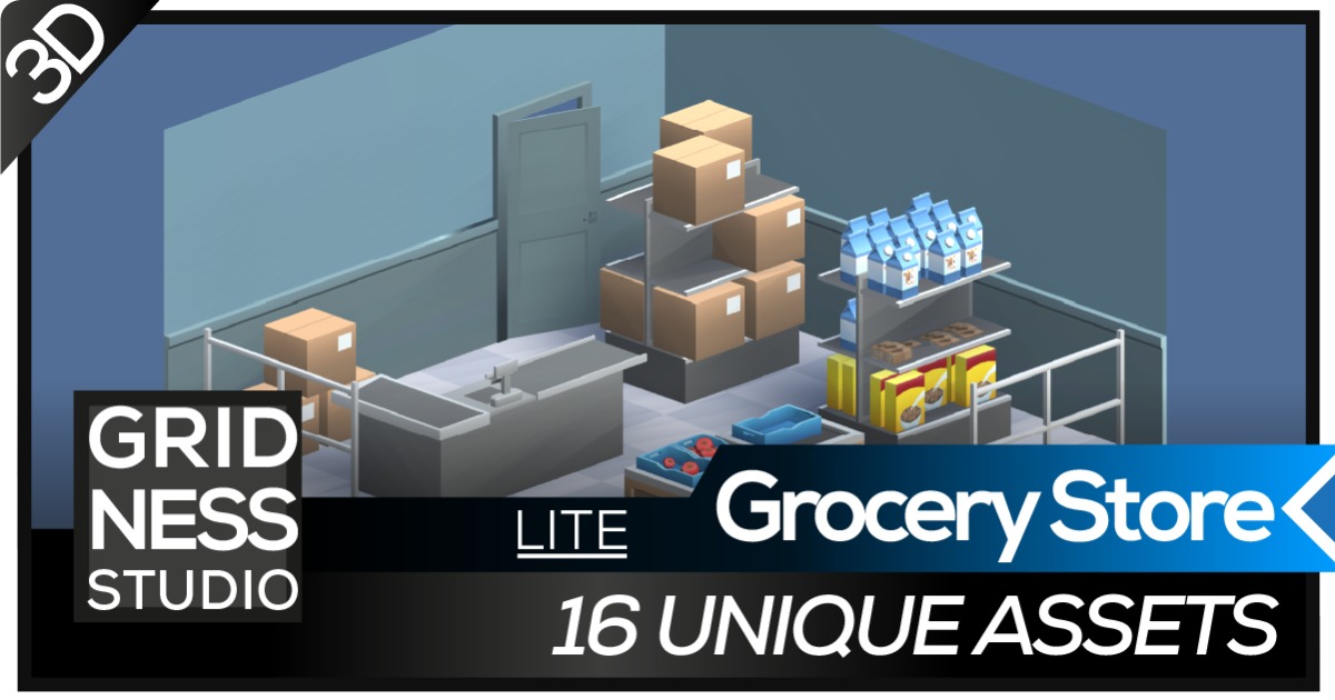 Lite Grocery Store Pack | 3D Environments | Unity Asset Store