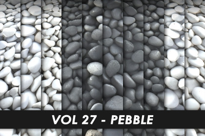 Realistic Textures - Vol 27 - Pebble