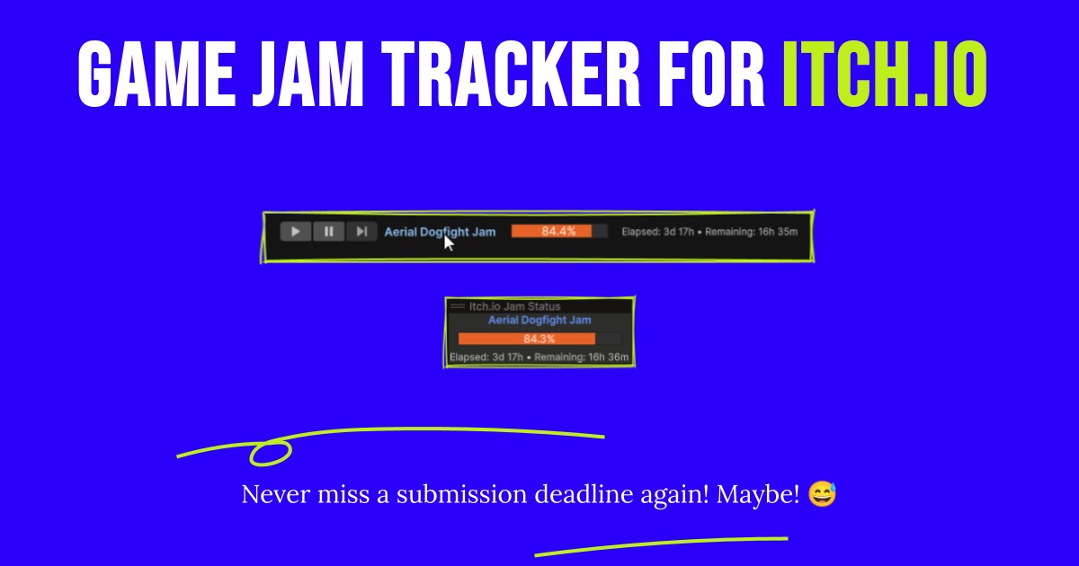 Game Jam Tracker for itch.io | Utilities Tools | Unity Asset Store