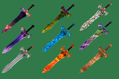 Mix Texture Sword