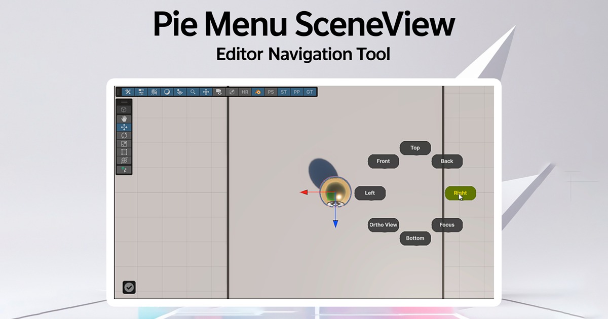 Pie Menu SceneView: Editor Navigation Tool | Utilities Tools | Unity ...