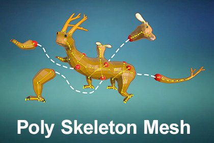 Poly Skeleton Mesh - Procedural Generator
