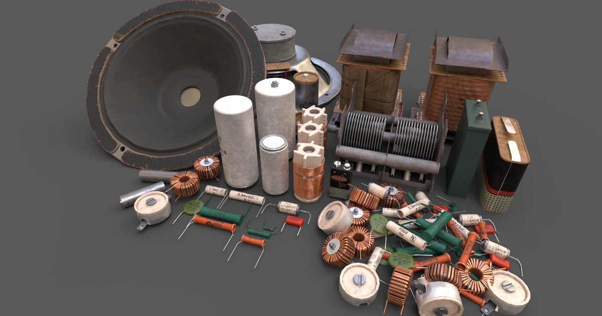 Electronics components Vol.2 | 3D Electronics | Unity Asset Store