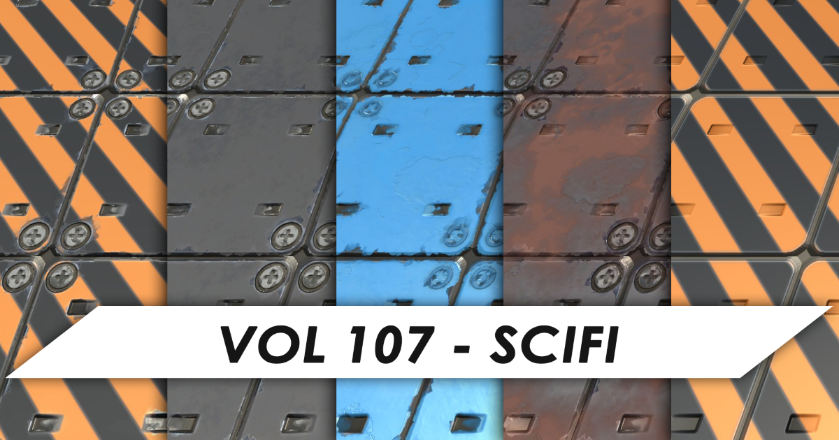 Stylized Textures - Vol 107 - SciFi | 2D Textures & Materials | Unity ...