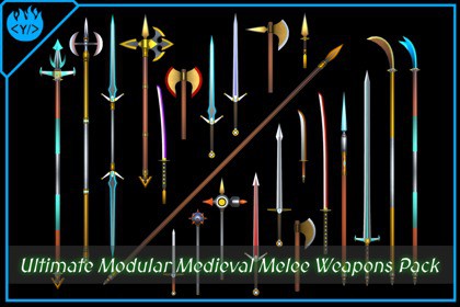 Ultimate Modular Medieval Melee Weapons Pack