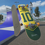 Skateboard and Vert Ramp