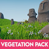 Vegetation Pack - Grass Flowers and Plants