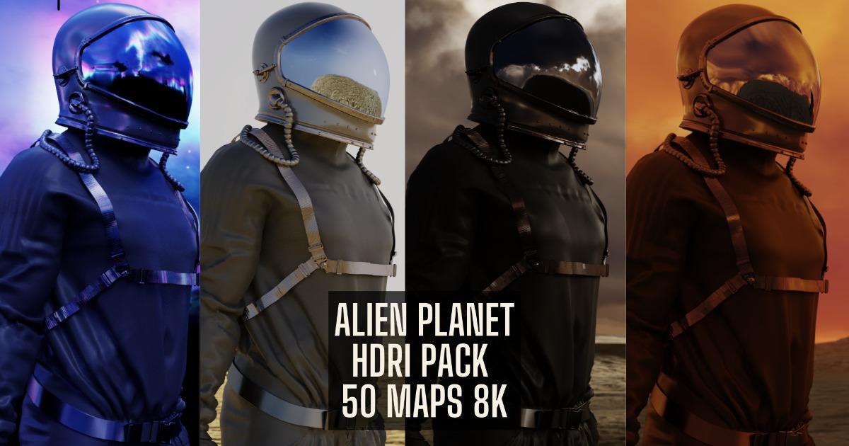 Alien Planet and Sky HDRI Pack 50 Maps 8K | 2D Sky | Unity Asset Store